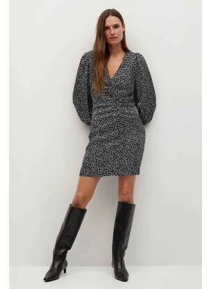 Robe courte noir MANGO femme