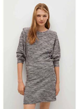 Robe mi-longue noir MANGO femme