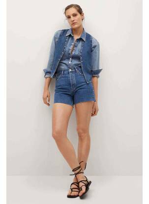 Short bleu MANGO femme