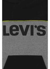 Sweat-shirt à capuche noir LEVIS pour garçon seconde vue