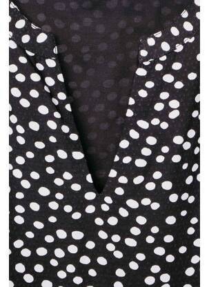 Robe mi-longue noir STREET ONE femme