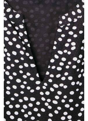 Robe mi-longue noir STREET ONE femme