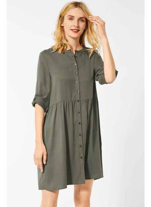Robe mi-longue vert STREET ONE femme