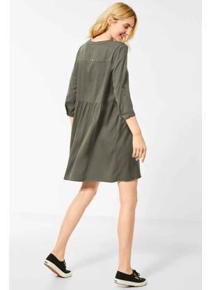 Robe mi-longue vert STREET ONE femme