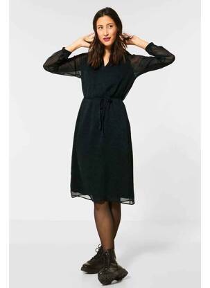 Robe mi-longue vert STREET ONE femme