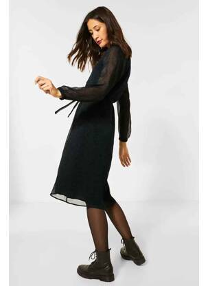 Robe mi-longue vert STREET ONE femme