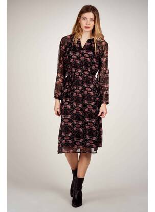 Robe longue noir STREET ONE femme