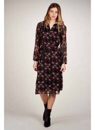 Robe longue noir STREET ONE femme