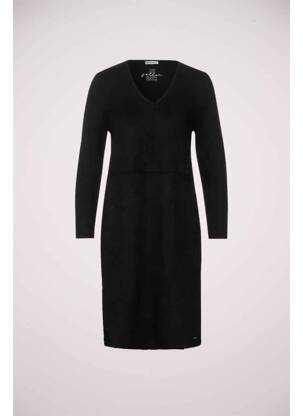 Robe mi-longue noir STREET ONE femme