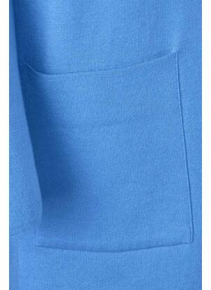 Gilet manches longues bleu STREET ONE femme