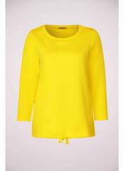 Sweat-shirt jaune STREET ONE pour femme seconde vue