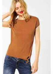 T-shirt marron STREET ONE pour femme seconde vue