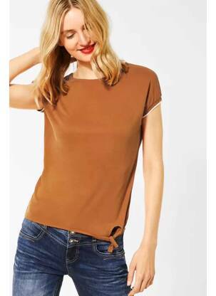 T-shirt marron STREET ONE pour femme