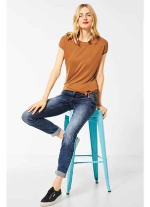 T-shirt marron STREET ONE femme