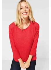 Pull rouge STREET ONE pour femme seconde vue