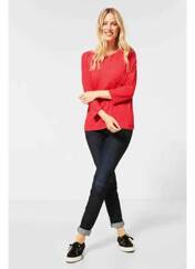 Pull rouge STREET ONE pour femme seconde vue