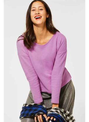 Pull violet STREET ONE pour femme