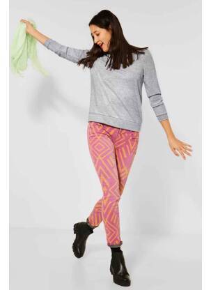 Sweat-shirt gris STREET ONE femme