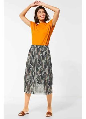 Jupe longue vert STREET ONE femme