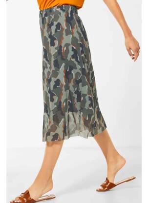 Jupe longue vert STREET ONE femme