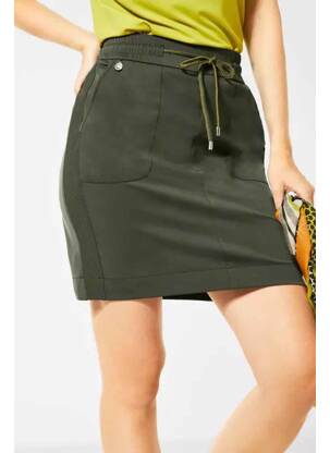 Jupe courte vert STREET ONE femme