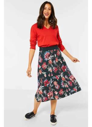 Jupe longue vert STREET ONE femme