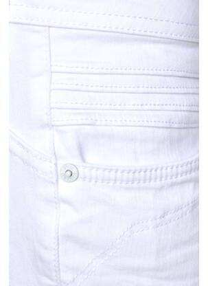 Jeans coupe slim blanc STREET ONE femme
