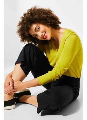 Pantalon large noir STREET ONE femme