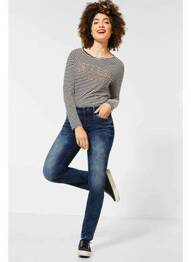 Jeans coupe slim bleu STREET ONE femme