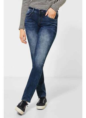 Jeans coupe slim bleu STREET ONE femme