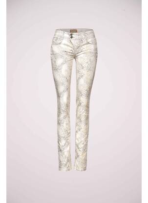 Pantalon slim beige STREET ONE femme