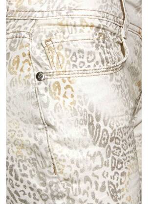 Pantalon slim beige STREET ONE femme