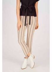 Pantalon chino beige ASTRID BLACK LABEL pour femme seconde vue