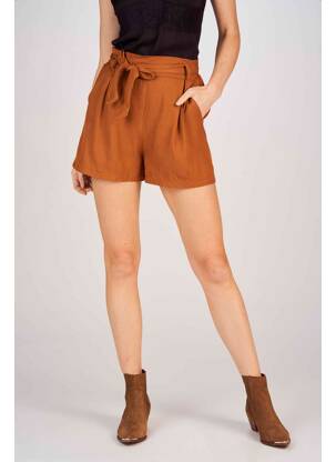 Short marron ASTRID BLACK LABEL femme