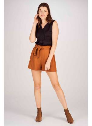 Short marron ASTRID BLACK LABEL femme