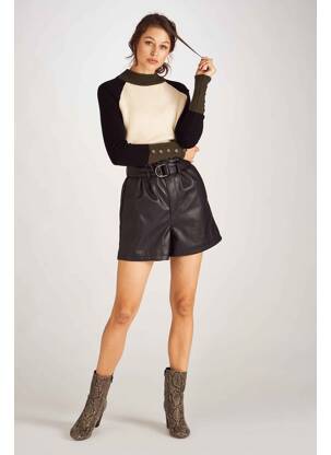 Short noir ASTRID BLACK LABEL femme