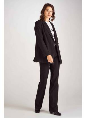 Pantalon chino noir ASTRID BLACK LABEL femme
