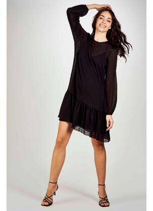 Robe mi-longue noir ASTRID BLACK LABEL femme