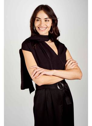 Top noir ASTRID BLACK LABEL femme