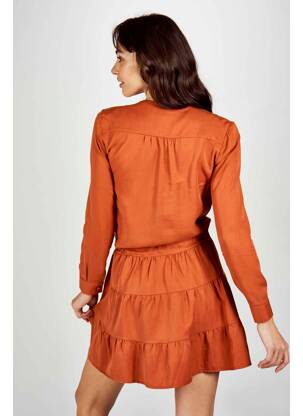 Robe courte marron ASTRID BLACK LABEL femme