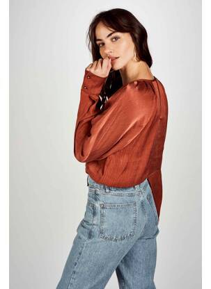 Blouse marron ASTRID BLACK LABEL femme