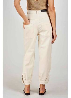 Pantalon droit beige ASTRID BLACK LABEL femme
