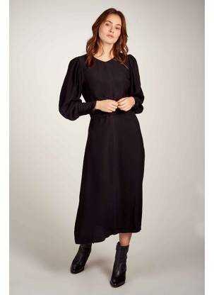 Robe mi-longue noir ASTRID BLACK LABEL femme