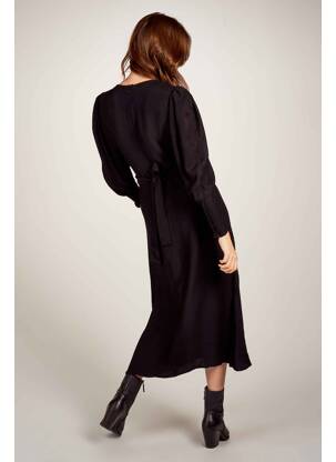 Robe mi-longue noir ASTRID BLACK LABEL femme