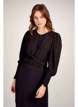 Robe mi-longue noir ASTRID BLACK LABEL femme