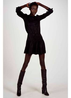 Robe mi-longue noir ASTRID BLACK LABEL femme