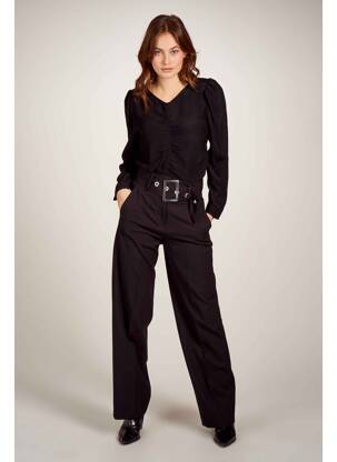 Pantalon large noir ASTRID BLACK LABEL femme