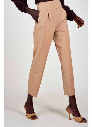 Pantalon 7/8 beige ASTRID BLACK LABEL femme
