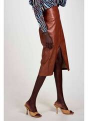 Jupe longue marron ASTRID BLACK LABEL pour femme seconde vue
