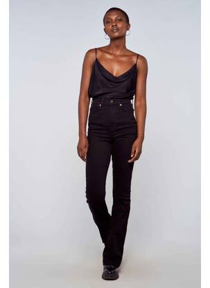 Jeans coupe slim noir ASTRID BLACK LABEL femme
